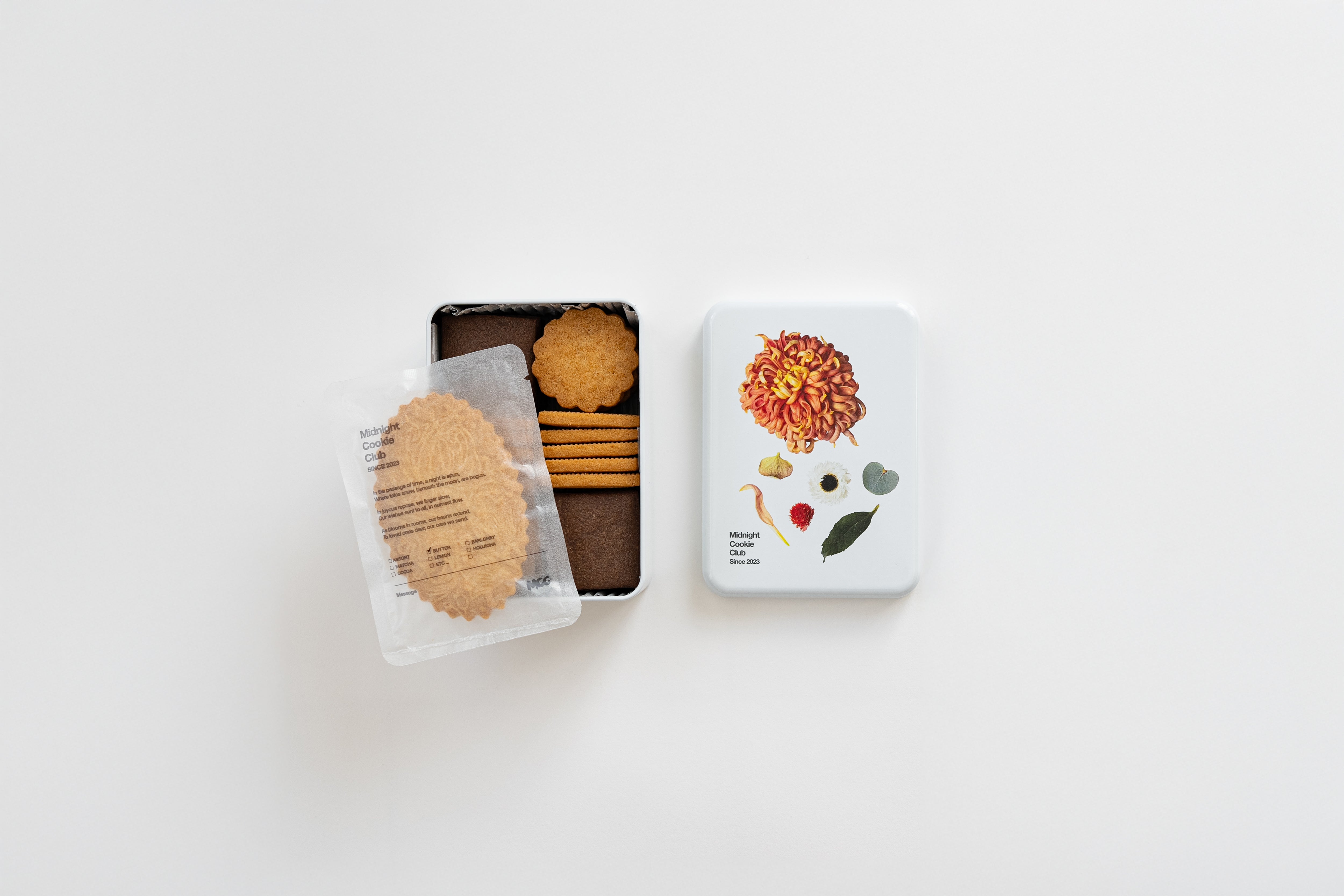 Flower Cookie Can【7/31発送】 – Midnight Cookie Club